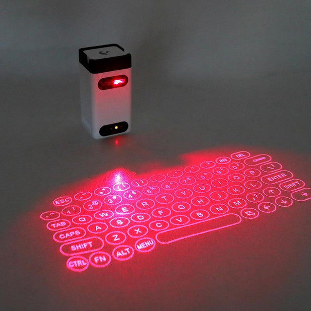 Wireless Virtual Bluetooth Laser keyboard - TheGadget spy