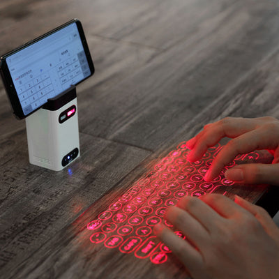 Wireless Virtual Bluetooth Laser keyboard - TheGadget spy